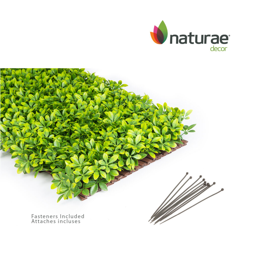 PVC Expandable Trellis 36"X72" Lt Schefflera Leaves