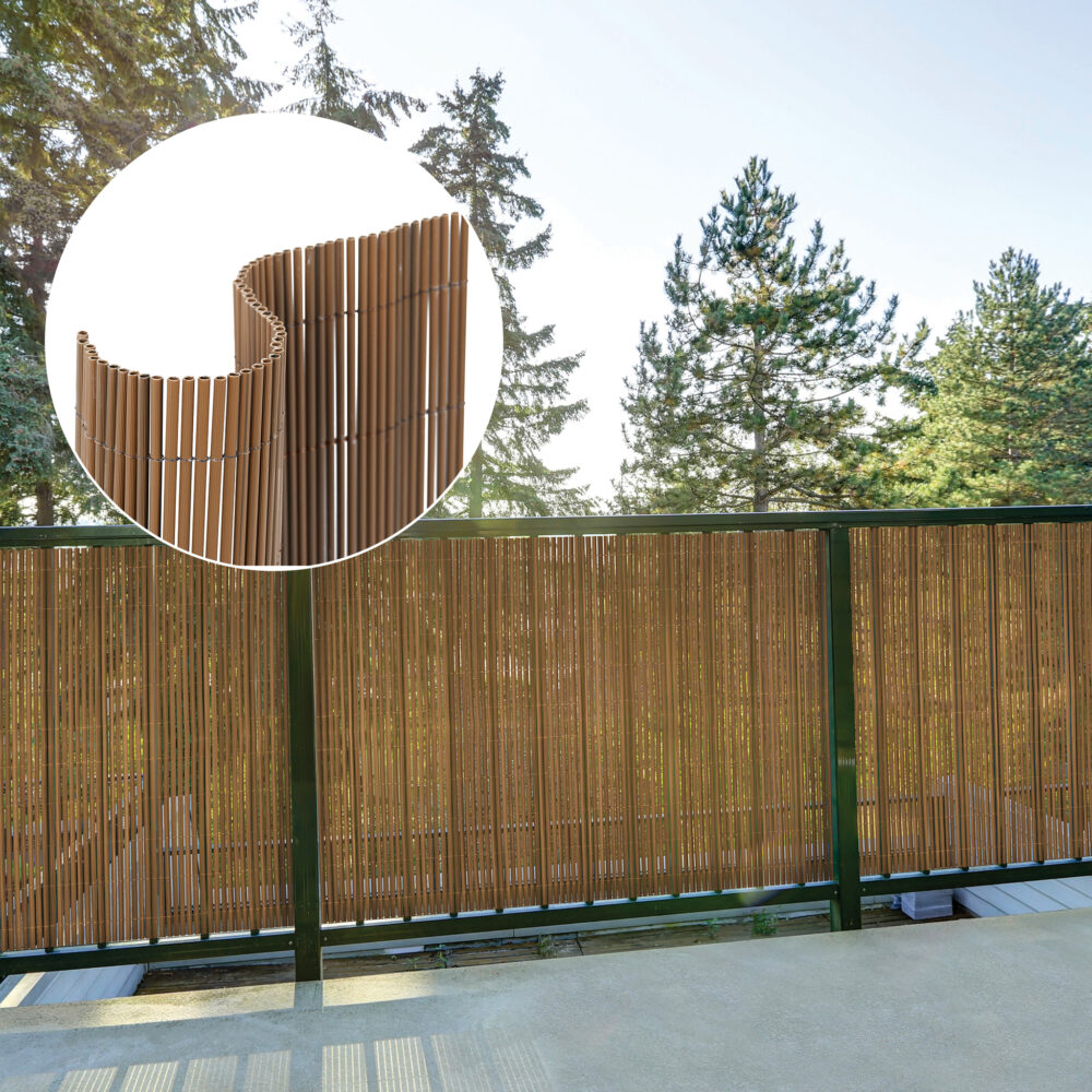 PRIVACY SCREEN PVC 40X96" 1/4" (7mm) OAK