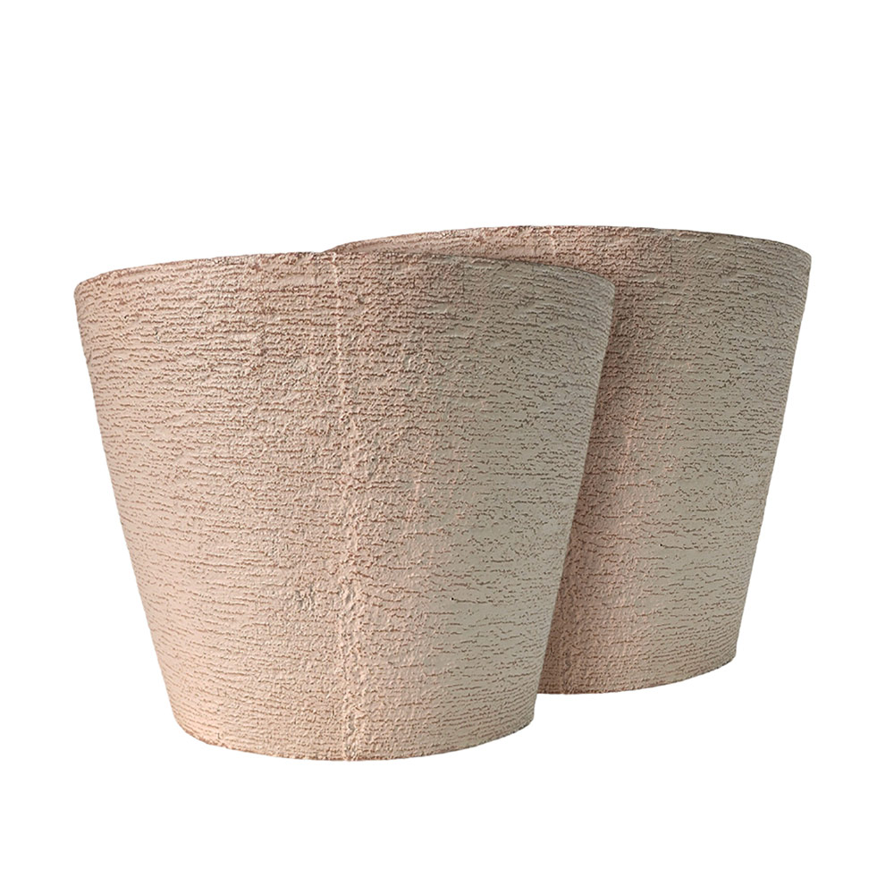 Round Planter Gray 14" x 12"