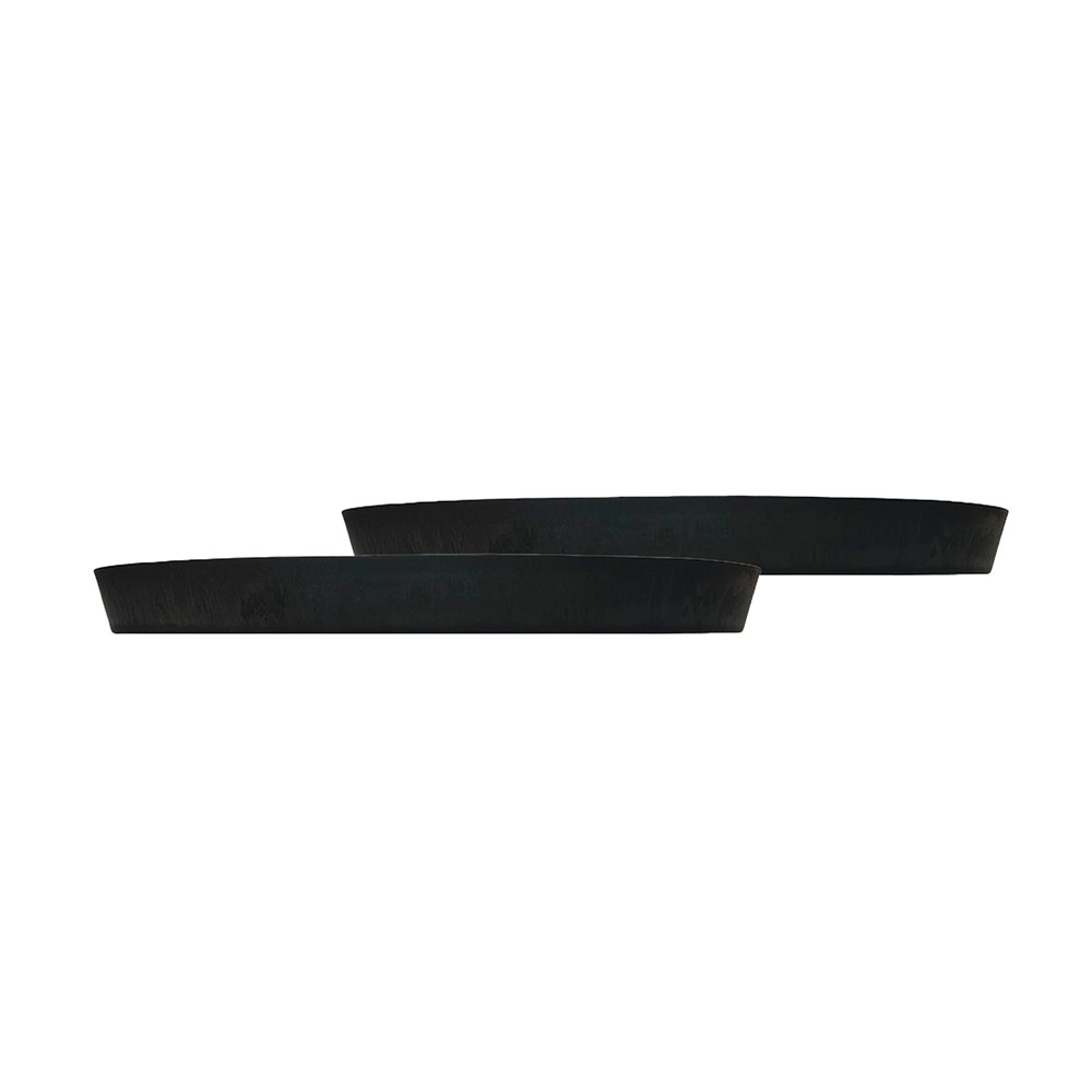 Planter Saucer Black 14" x 1"