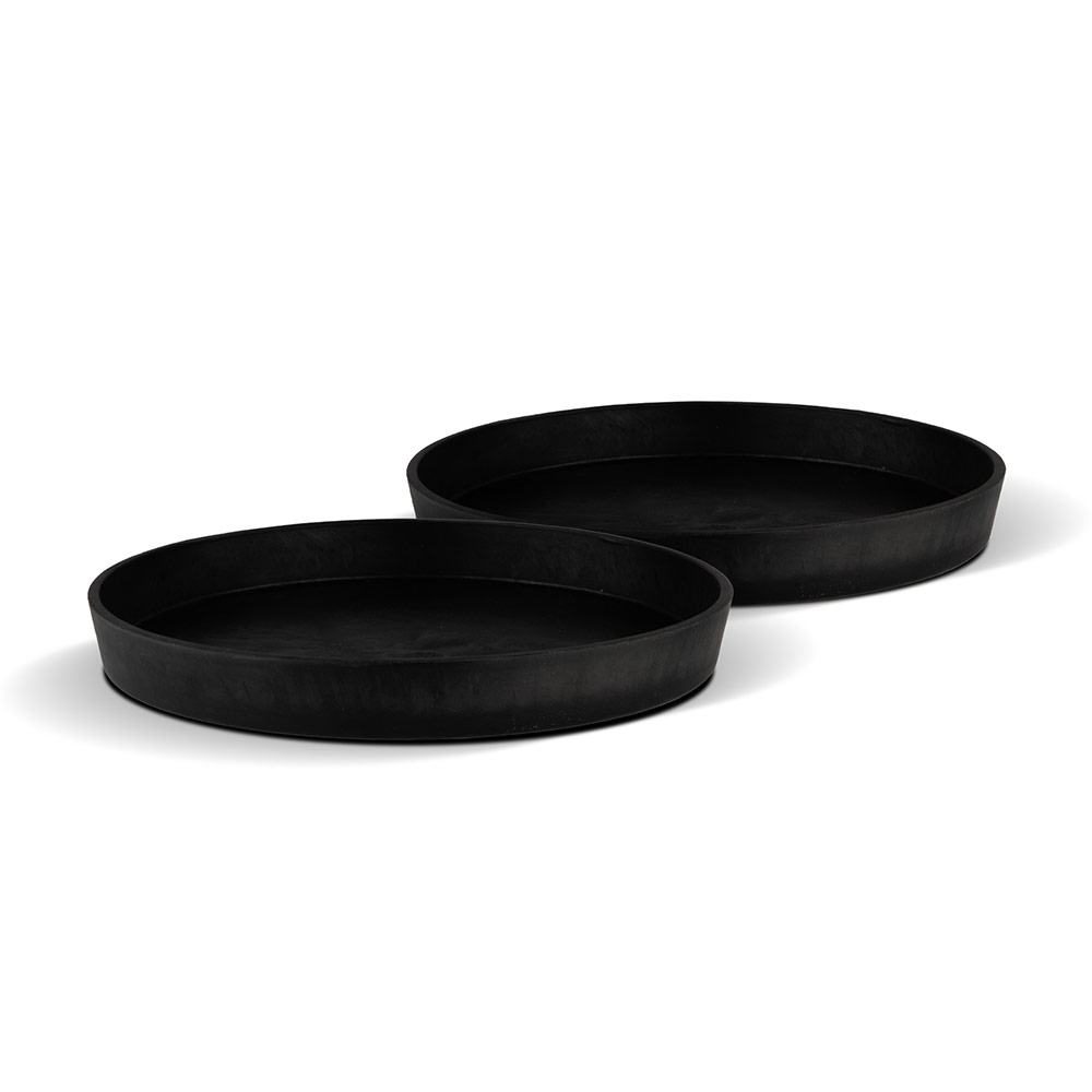 Planter Saucer Black 10" x 1"