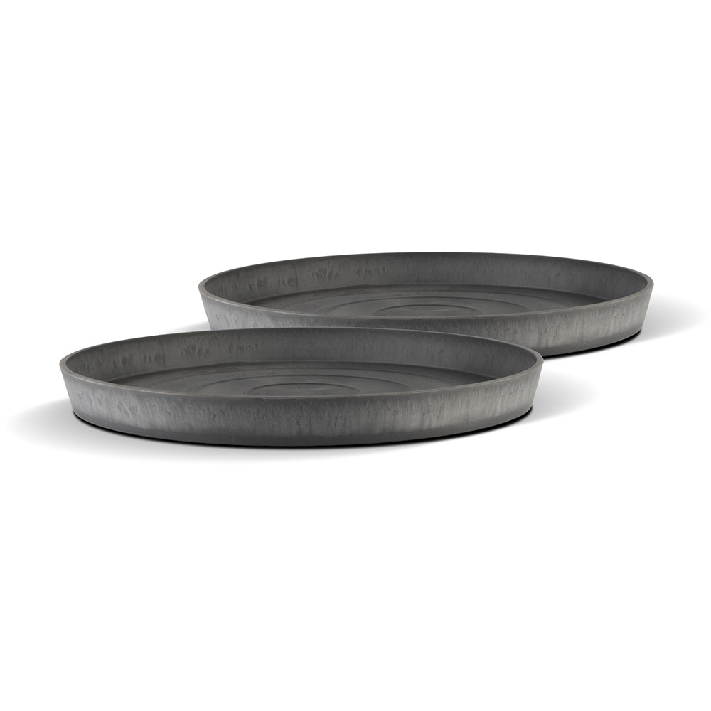 Planter Saucer Gray 10" x 1"