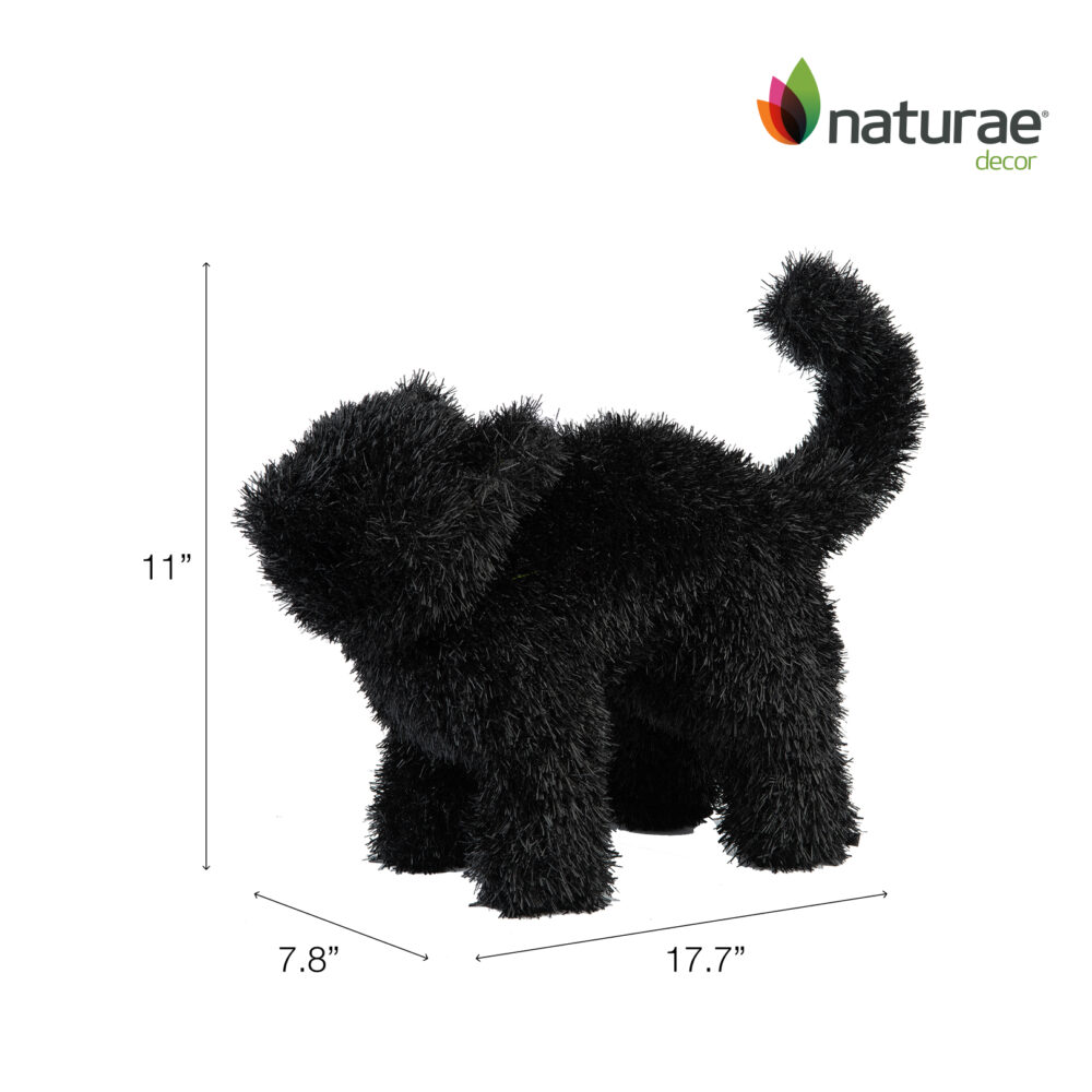 Topiaire de Jardin Naturae Decor chat d'Halloween - topiaire en pelouse artificielle pour jardin- 11 po – Image 2