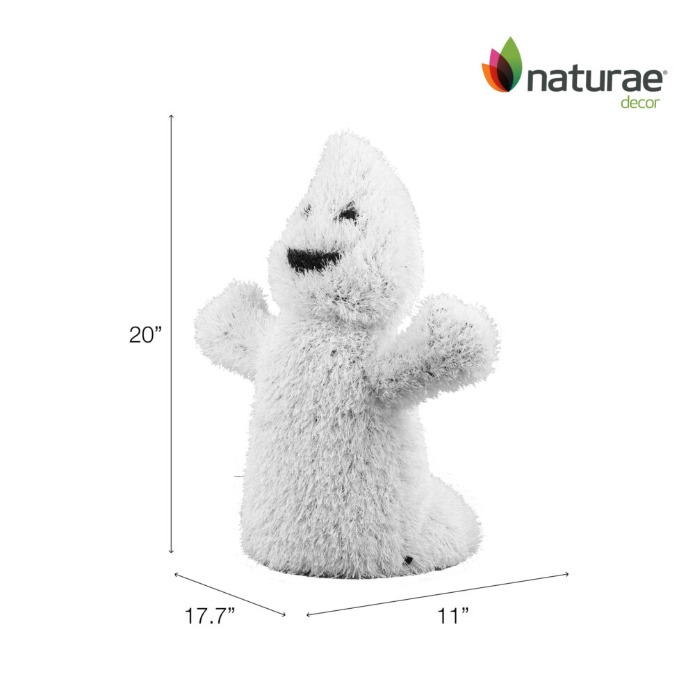 Topiaire de Jardin Naturae Decor fantôme d'Halloween - topiaire en pelouse artificielle pour jardin- 11 po – Image 2