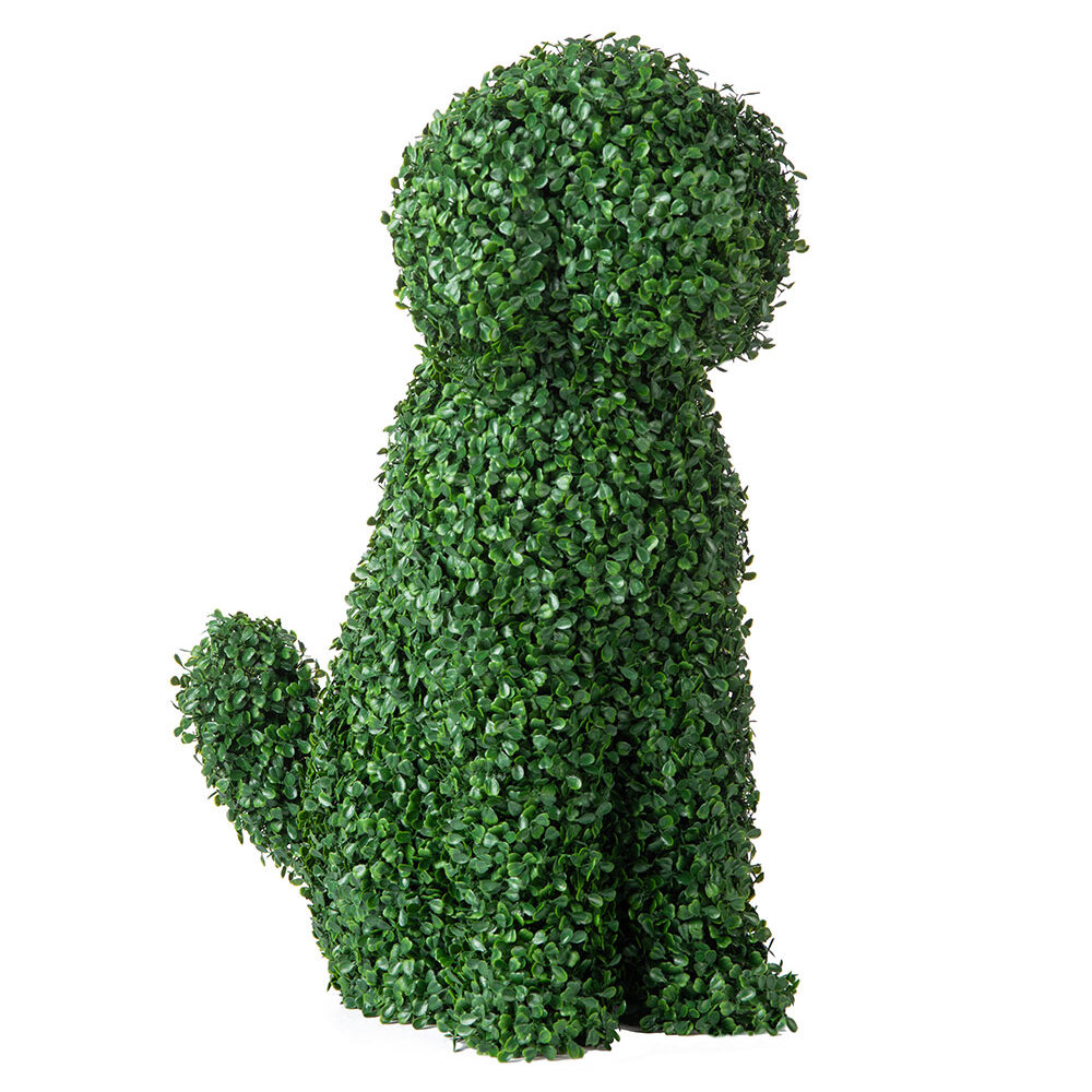 Chien topiaire buis 24 po