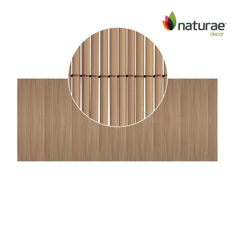PVC Privacy Screen Oak 40 x 96-in - Image 2