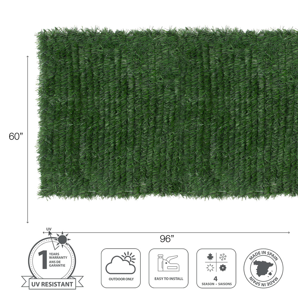 Artificial Grass Privacy Hedge Screen Roll 60 x 96-Inch - Image 3