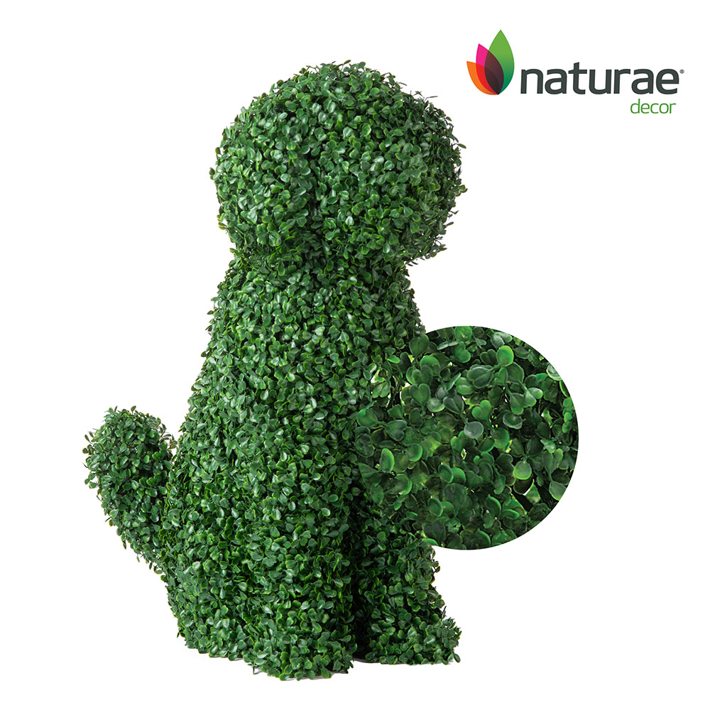 Boxwood Dog Topiary 24-in - Image 3