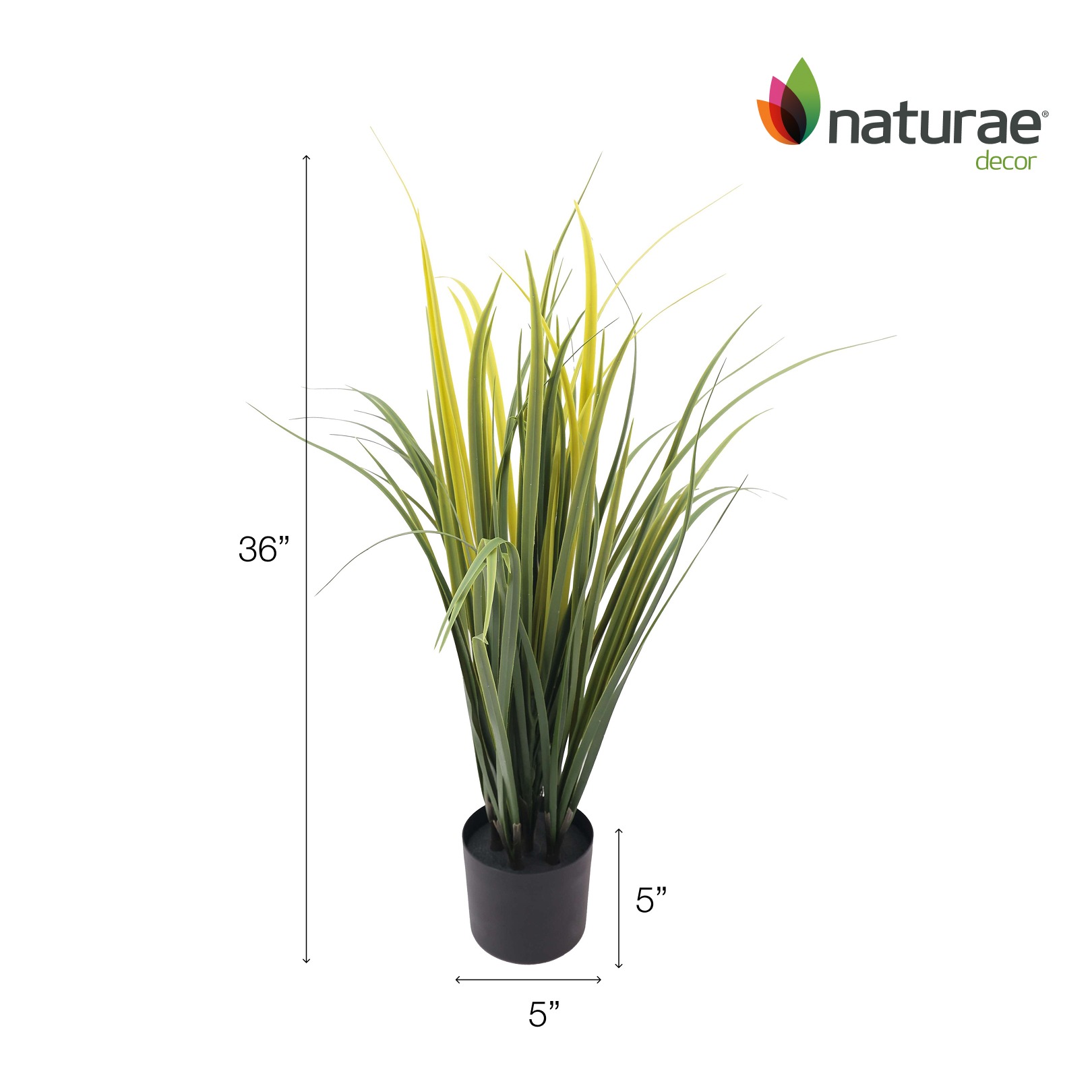 Artificial 36-in Grass Outdoor PE Leaves 3T - Image 3
